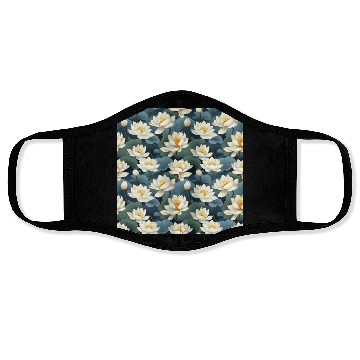 Discover Serenity Blooms: Timeless Lotus Pattern Face Masks