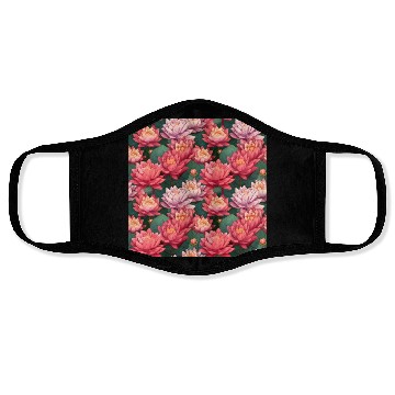 Discover Serenity Blooms: Timeless Lotus Pattern Face Masks