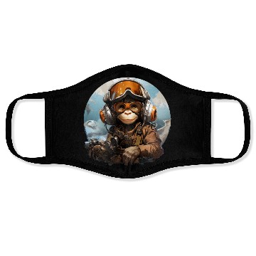 Discover Monkey in the Sky: Drone Commander Face Masks