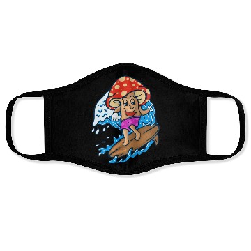 Discover MUSHROOM SURF Face Masks