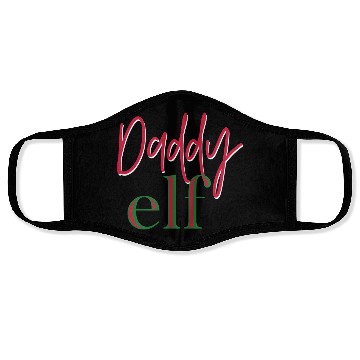Discover Daddy Elf Face Masks