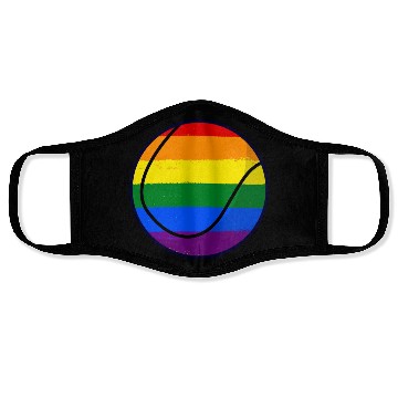 Discover Love Is Love Pride Rainbow Tennis Face Masks