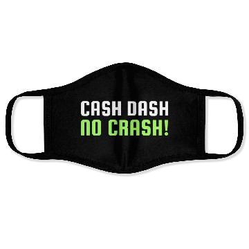 Discover Cash Dash No Crash Face Masks