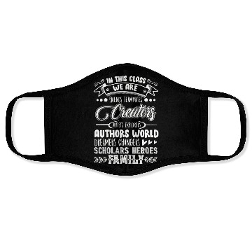 Discover Teacher Student Funny Class Teaching Education Face Masks