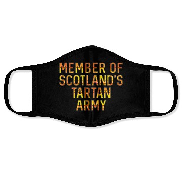 Discover Member Of Scotland s Tartan Army Scottish Lion Face Masks