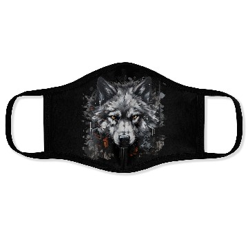 Discover The Lone Wolf. Urban Hunter, Graffiti Style. Face Masks