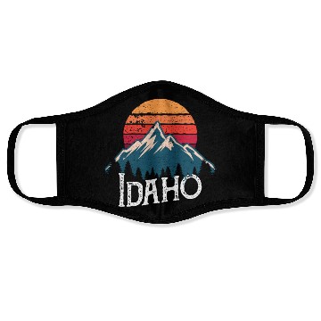 Discover Idaho Id Moains Outdoor Wildness Face Masks