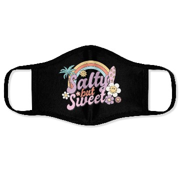 Discover Salty but Sweet, Summer, Retro, Face Masks