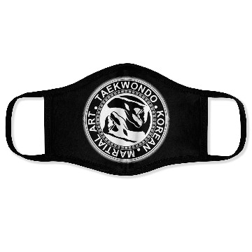 Discover TAEKWONDO FIST YING YANG Face Masks