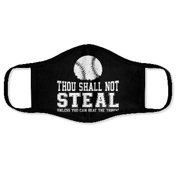 Discover Funny Baseball Beat The Throw Face Masks
