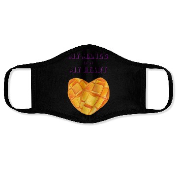Discover My Mango is in my Heart Face Masks