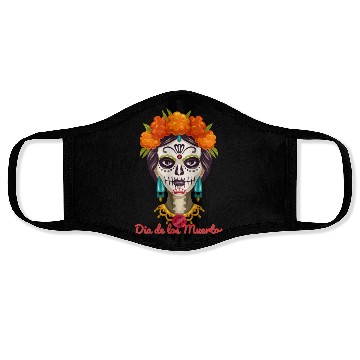 Discover Dia de los muertos Face Masks