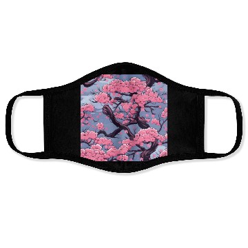 Discover Anime Euphoria: Fantasy Cherry Blossom Dreamscape Face Masks