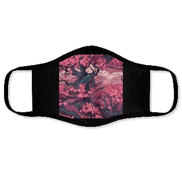 Discover Anime Euphoria: Fantasy Cherry Blossom Dreamscape Face Masks