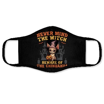 Discover Chihuahua Halloween Puppy Trick Or Treat Dog Lover Face Masks