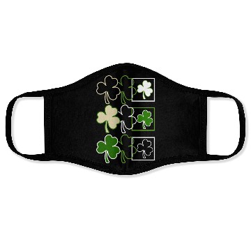 Discover St. Patricks Day Face Masks, Irish Lucky Leaf Clover