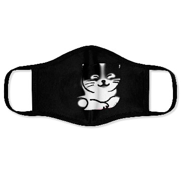 Discover Black And White Cat Face Masks