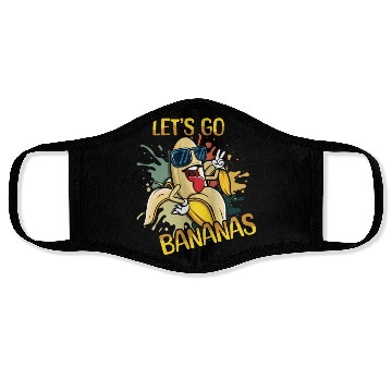 Discover Crazy Banana Meme Let Us Go Banana Face Masks