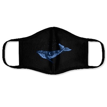 Discover Blue Whale and Stars Face Masks