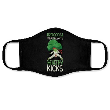 Discover Broccoli Martial Arts Karate MMA Boxing Kicks Face Masks