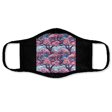 Discover Anime Euphoria: Fantasy Cherry Blossom Dreamscape Face Masks