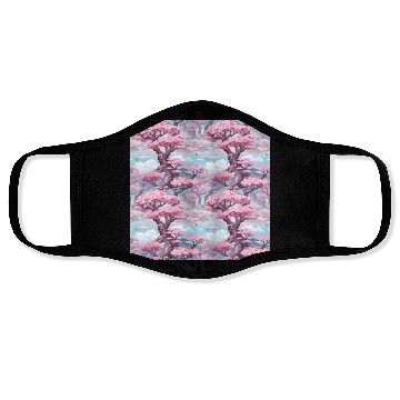Discover Anime Euphoria: Fantasy Cherry Blossom Dreamscape Face Masks