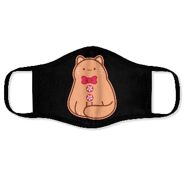 Discover Gingerbread Cat Face Masks