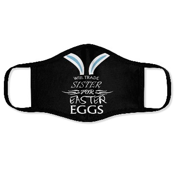 Discover Easter Sister Egg Hunting Rabbit Py Face Masks