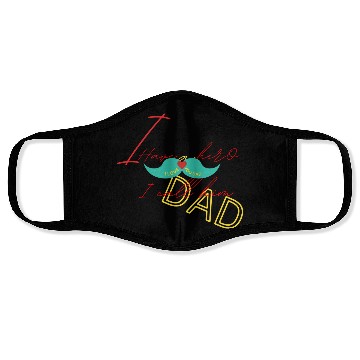 Discover I love my dad Face Masks