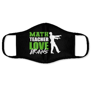 Discover Love Brains Mathematician Or Math Teacher Gift Face Masks