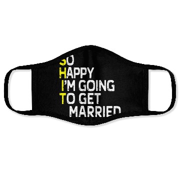 Discover Getting Married Funny Engagement Party Gag Groom Face Masks