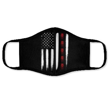Discover Cicada Line In Distressed Us Flag For Cicada Face Masks