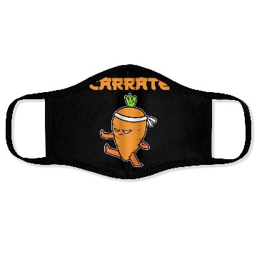 Discover Carrot Pun Vegetarian Face Masks