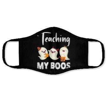 Discover Ghosts Candy Corns Pumpkin Light Halloween Face Masks