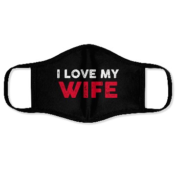 Discover I Love My Wife Scale Placement Primary Tag Second Face Masks