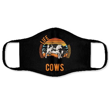 Discover Cow Cattle Breeder Land, Farmer Cows Face Masks