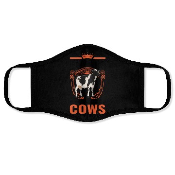 Discover Cow Cattle Breeder Land, Farmer Cows Face Masks