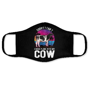 Discover Cow Cattle Breeder Land, Farmer Cows Face Masks