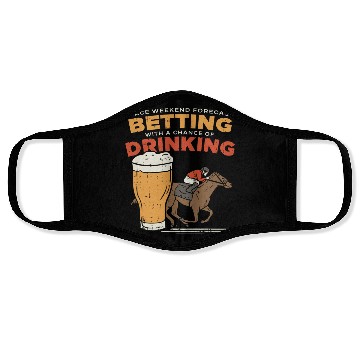 Discover Race Weekend Forecast Face Masks