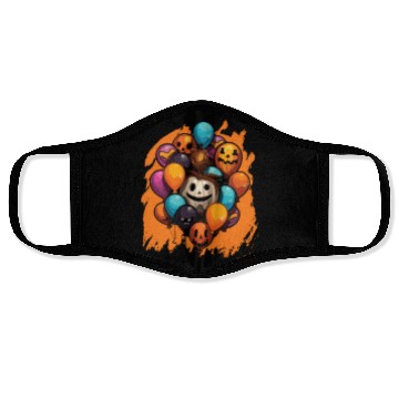 Discover Balloon Halloween Trick Or Treat Spooky Boo Ghost Face Masks