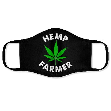 Discover Hemp Farmer Green Leaf Face Masks