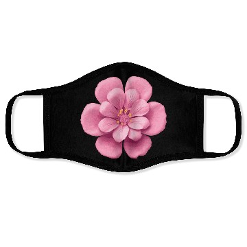 Discover Pink Sakura flower Face Masks