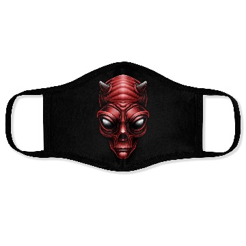 Discover Alien Red Devil Face Masks