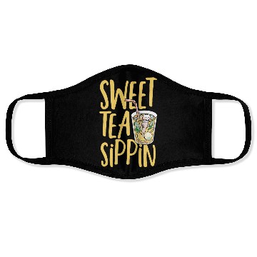 Discover Sweet Tea Sippin Iced Tea Drink Ice Tea Face Masks