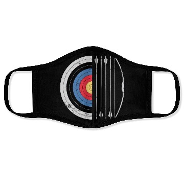 Discover Archery Target Bow Arrow Hunting Archer Bow Hunter Face Masks