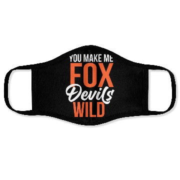 Discover you make fox devils wild geek Face Masks