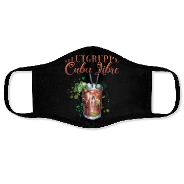 Discover Blutgruppe Cuba Libre Cocktail Bartender Face Masks