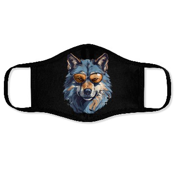 Discover Street Style Gray Wolf | Wolf Lovers Face Masks