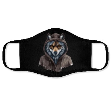 Discover Street Style Gray Wolf | Wolf Lovers Face Masks