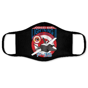 Discover Lockheed Martin F 35 Face Masks